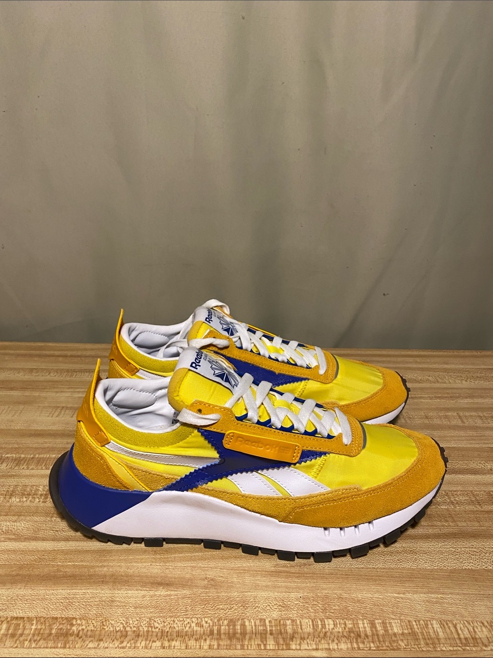 Reebok Classic Leather Legacy Collegiate Gold FY8326 Shoes Mens 8.5